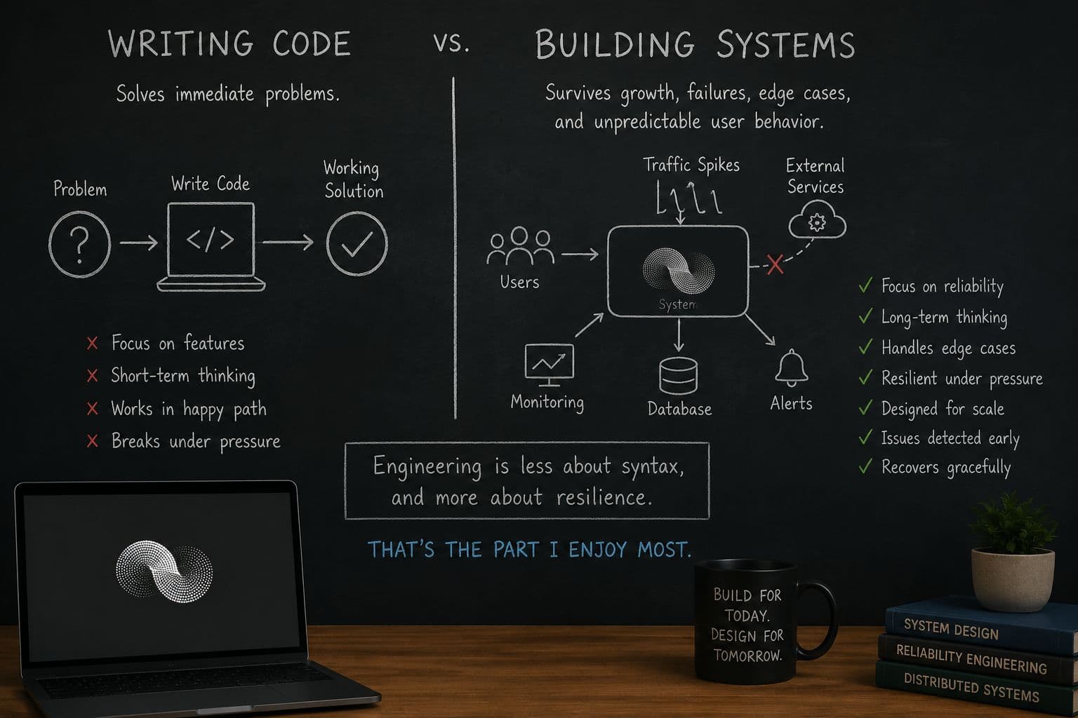 Writing Code Vs Building Systems